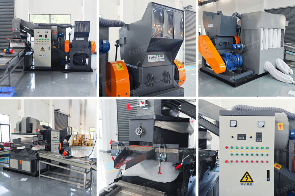 The large copper wire granulator efficiently processes and recycles various types of copper wires and cables.