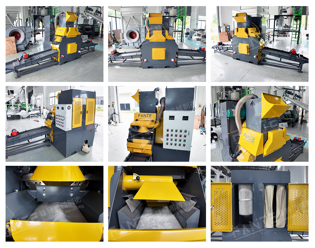 The copper wire granulator efficiently processes and recycles various types of copper wires and cables.