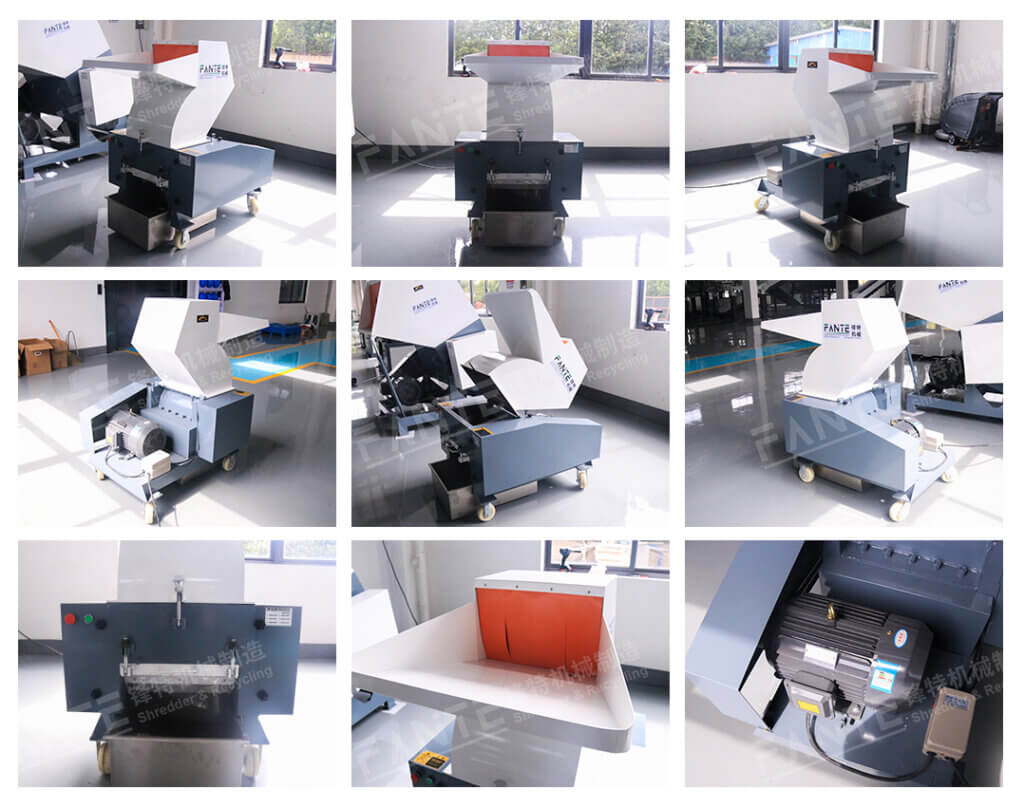 Powerful crusher machine is specifically engineered for the efficient crushing of various plastic products, including plastic pipes, films, bottles, barrels, sheets, and more.