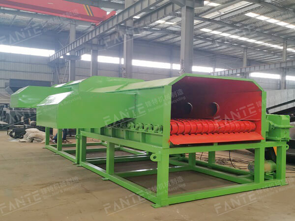 The air separator is a solid waste sorting device that utilizes airflow to separate materials based on their aerodynamic properties.