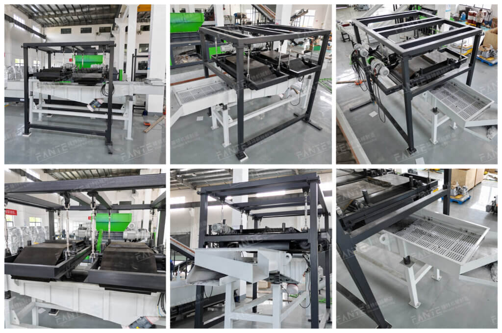 The magnetic separator is a crucial component in our waste tire recycling line, specifically designed to remove steel wires from rubber granules with high efficiency.