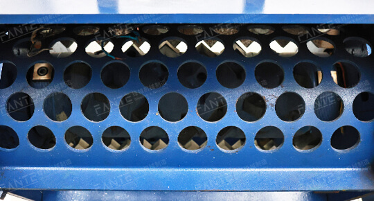 Single shaft shredder screen mesh