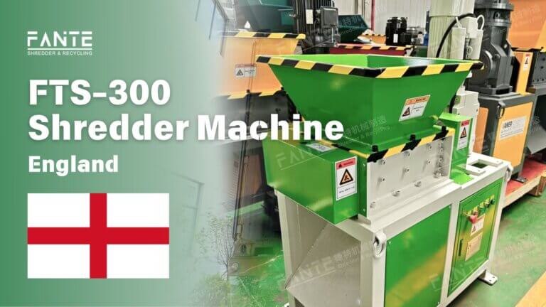 Mini Shredder Machine Shipped to England